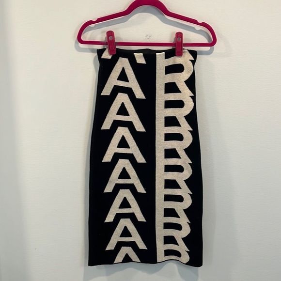 Marc Jacobs monogram knit tube skirt XS NWT - Picture 3 of 5